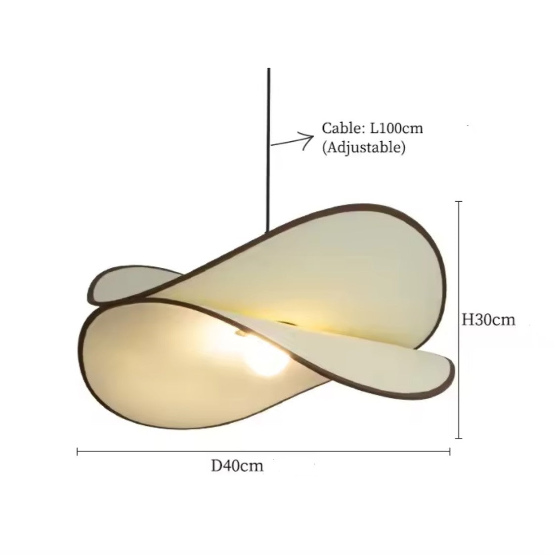 Papillon pendant light
