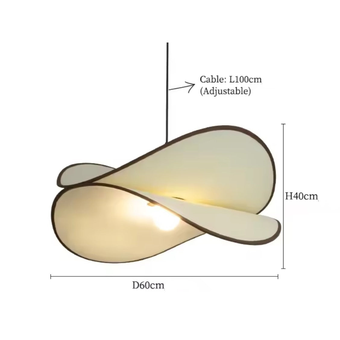 Papillon pendant light