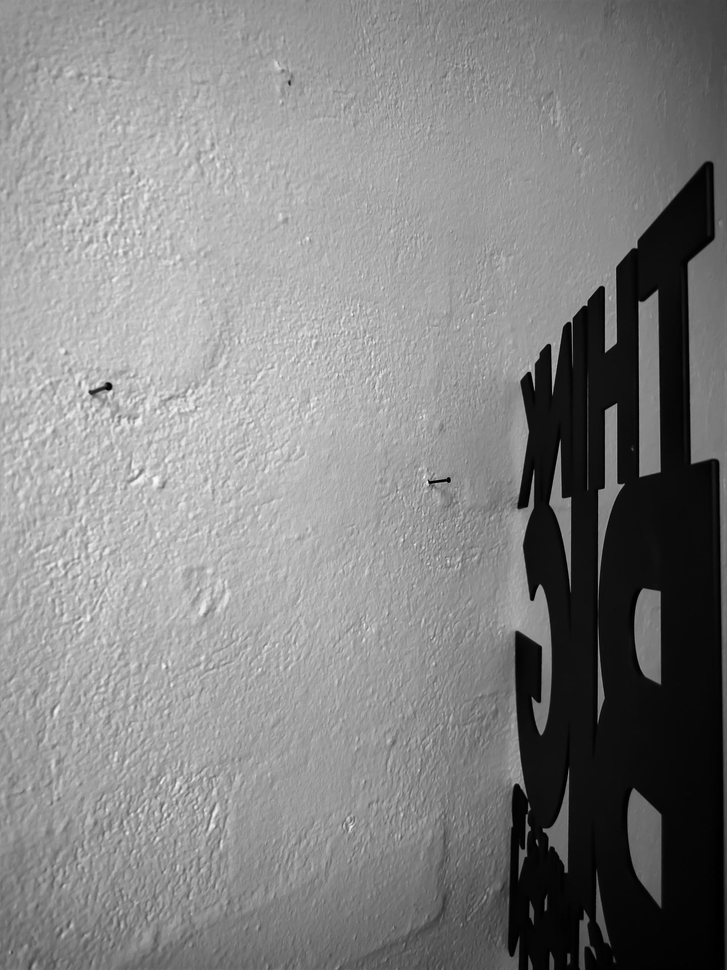 When words fail music speaks - Black lacquered