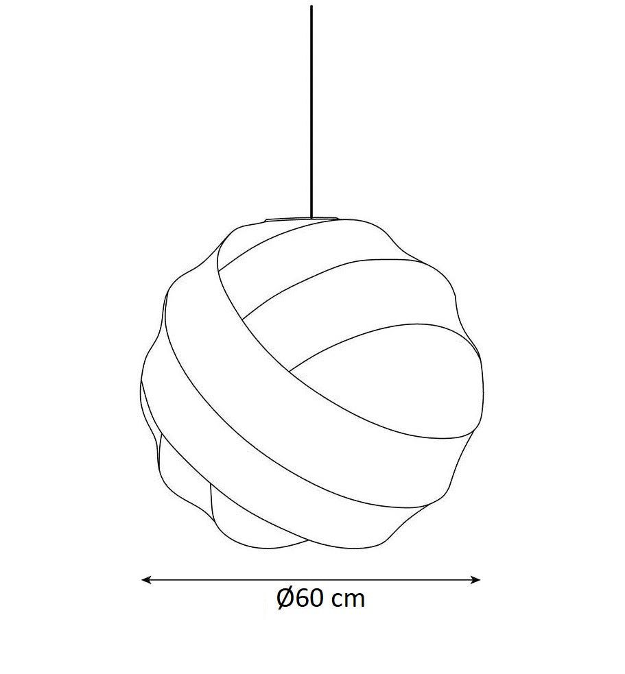 Seidenmond-Anhänger