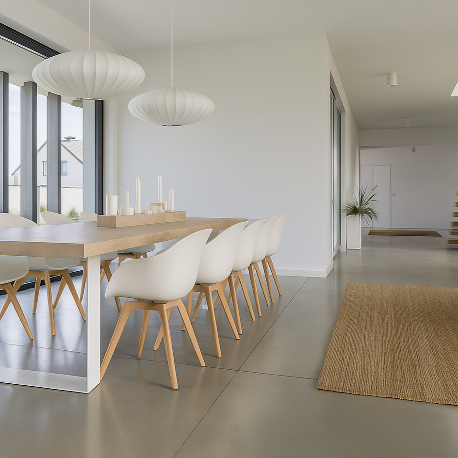 UFO Glow pendellampe over spisebord